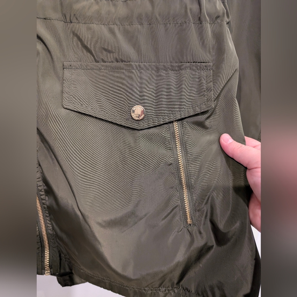 🎉 SALE 🎉 MICHAEL Michael Kors Olive Utility Jacket - Picture 2 of 11